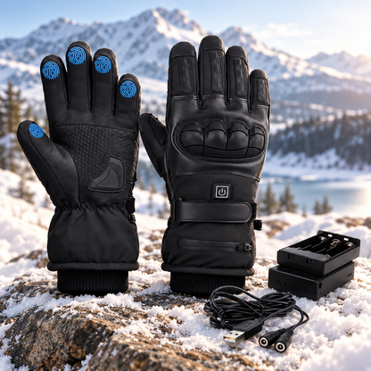 Heated Motorcycle Riding Winter Gloves