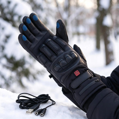 Heated Motorcycle Riding Winter Gloves