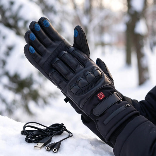 Heated Motorcycle Riding Winter Gloves