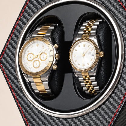 Hexagonal Automatic Watch Winder Box