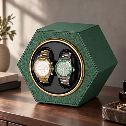 Hexagonal Automatic Watch Winder Box