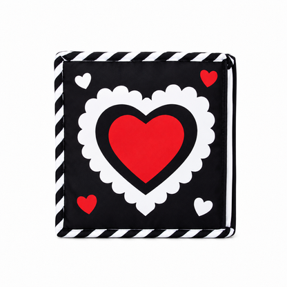 High Contrast Baby Sensory Cloth Book Montessori Toy | Zantrix