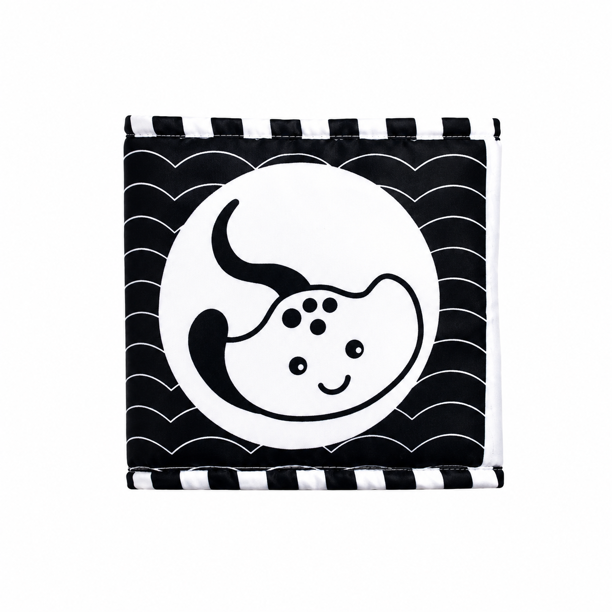 High Contrast Baby Sensory Cloth Book Montessori Toy | Zantrix