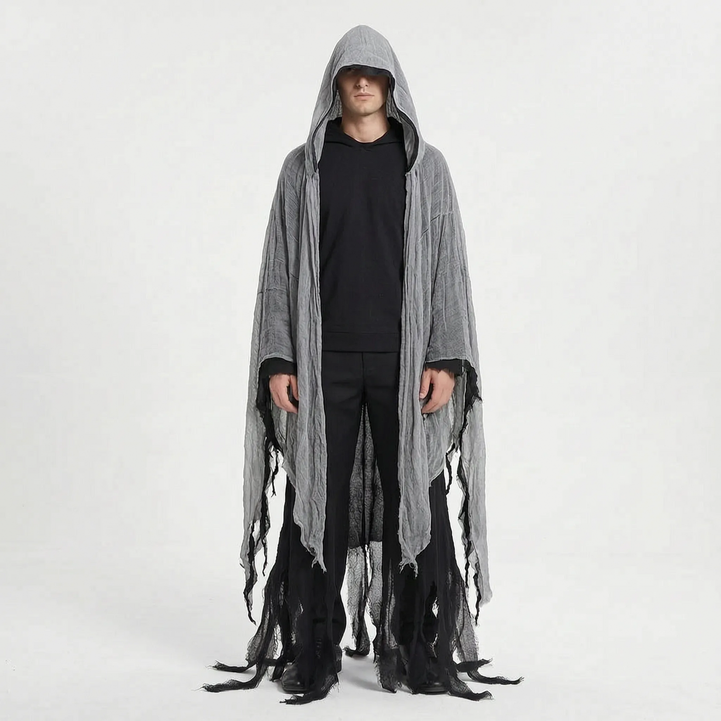 Hooded Halloween Grim Reaper Costume Cloak