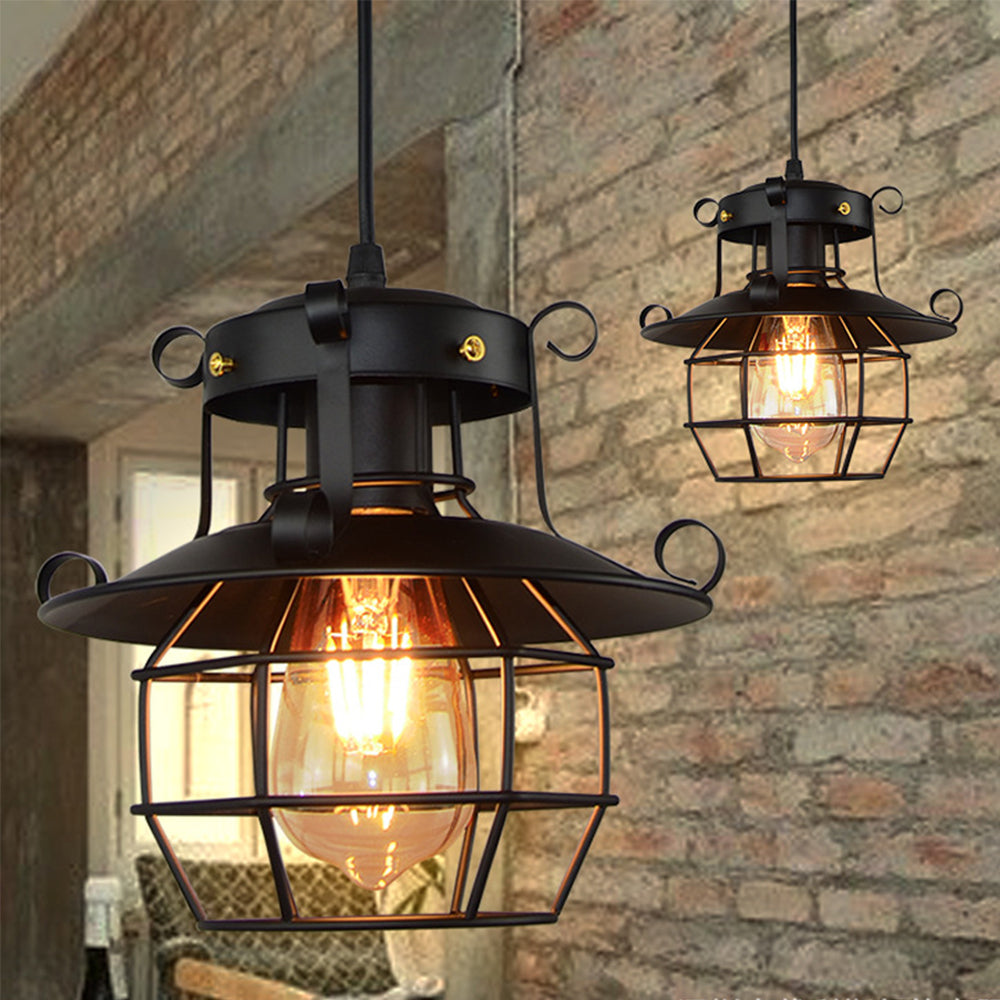 Industrial Iron Vintage Ceiling Light Design | Solser