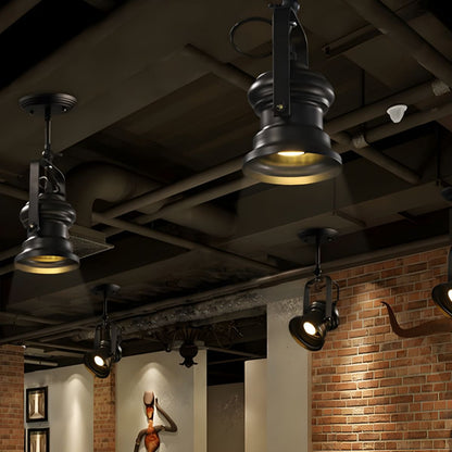 Industrial Metal Ceiling Spotlight Light Fixture | Cavelle