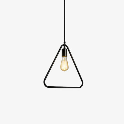 Industrial Metal Frame Pendant Light Fixture | Torvian