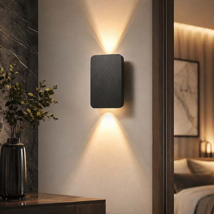 Industrial Minimalist Aluminium LED Wall Sconce Light | Lumivox