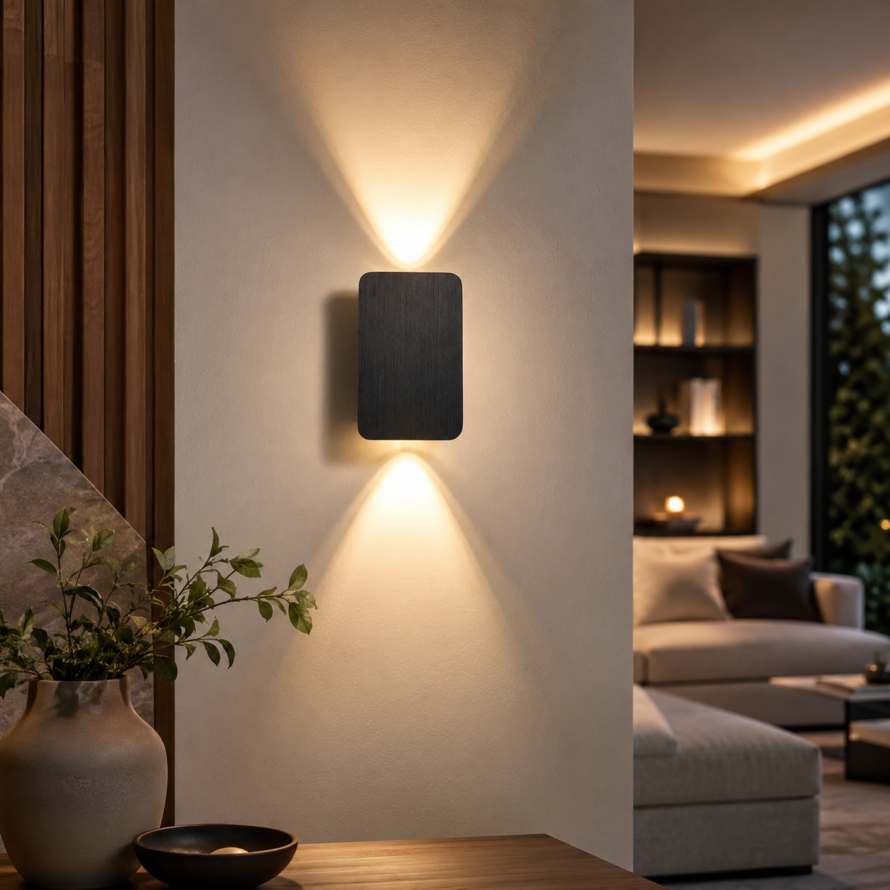 Industrial Minimalist Aluminium LED Wall Sconce Light | Lumivox