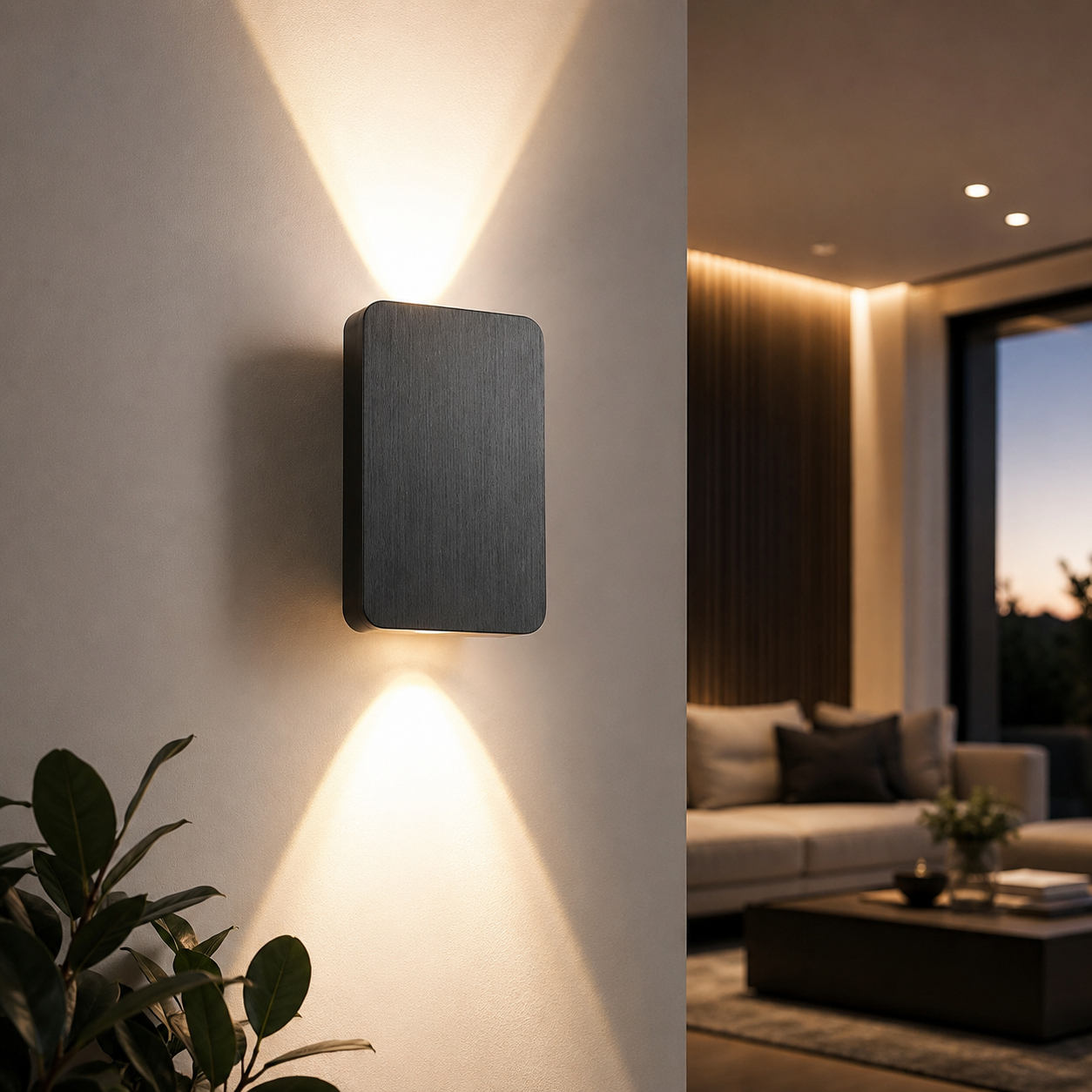 Industrial Minimalist Aluminium LED Wall Sconce Light | Lumivox