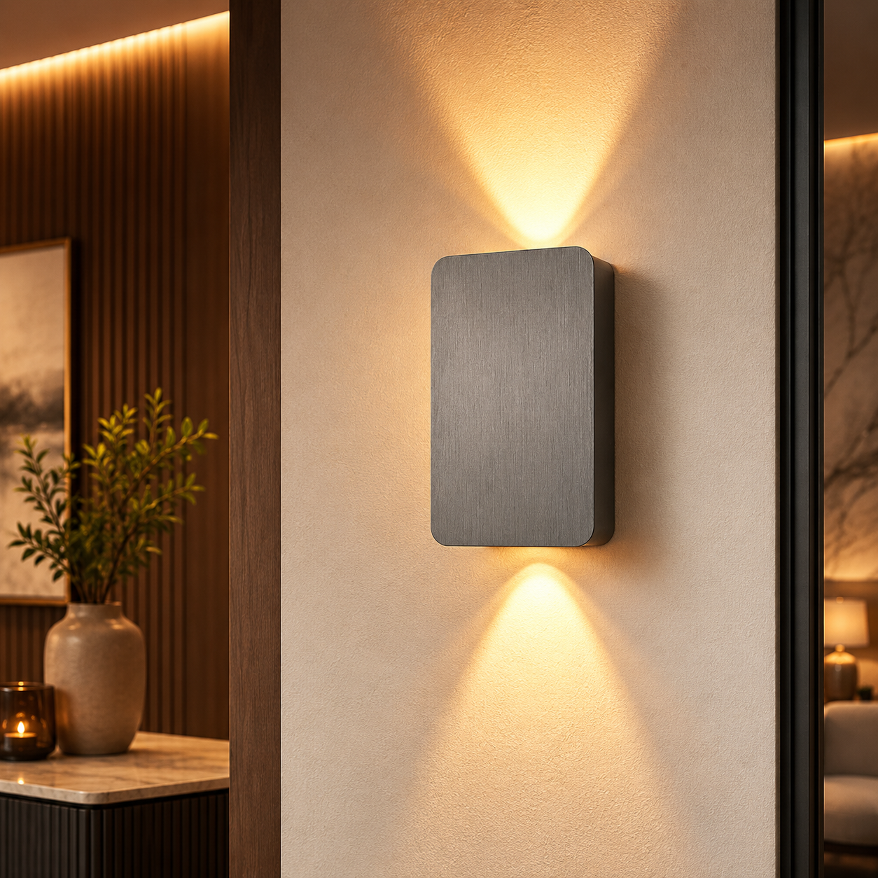 Industrial Minimalist Aluminium LED Wall Sconce Light | Lumivox