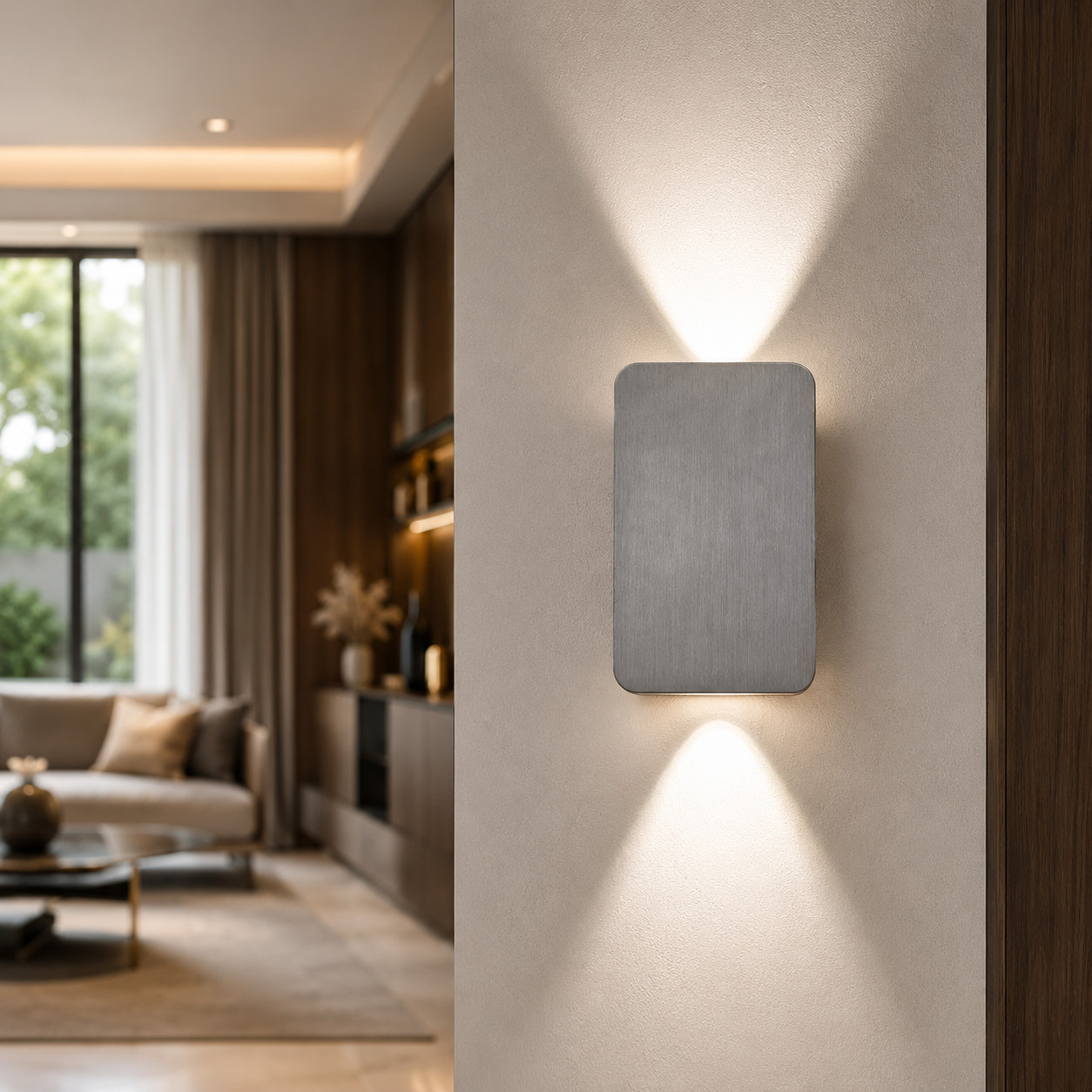 Industrial Minimalist Aluminium LED Wall Sconce Light | Lumivox
