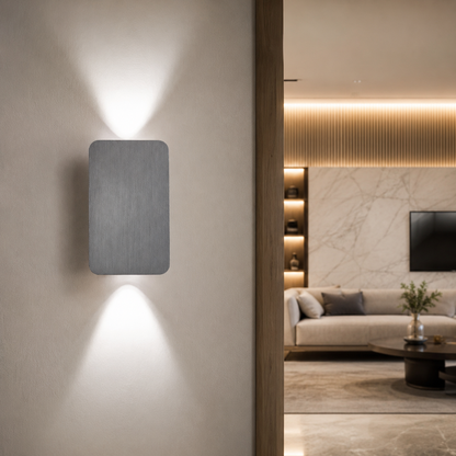 Industrial Minimalist Aluminium LED Wall Sconce Light | Lumivox