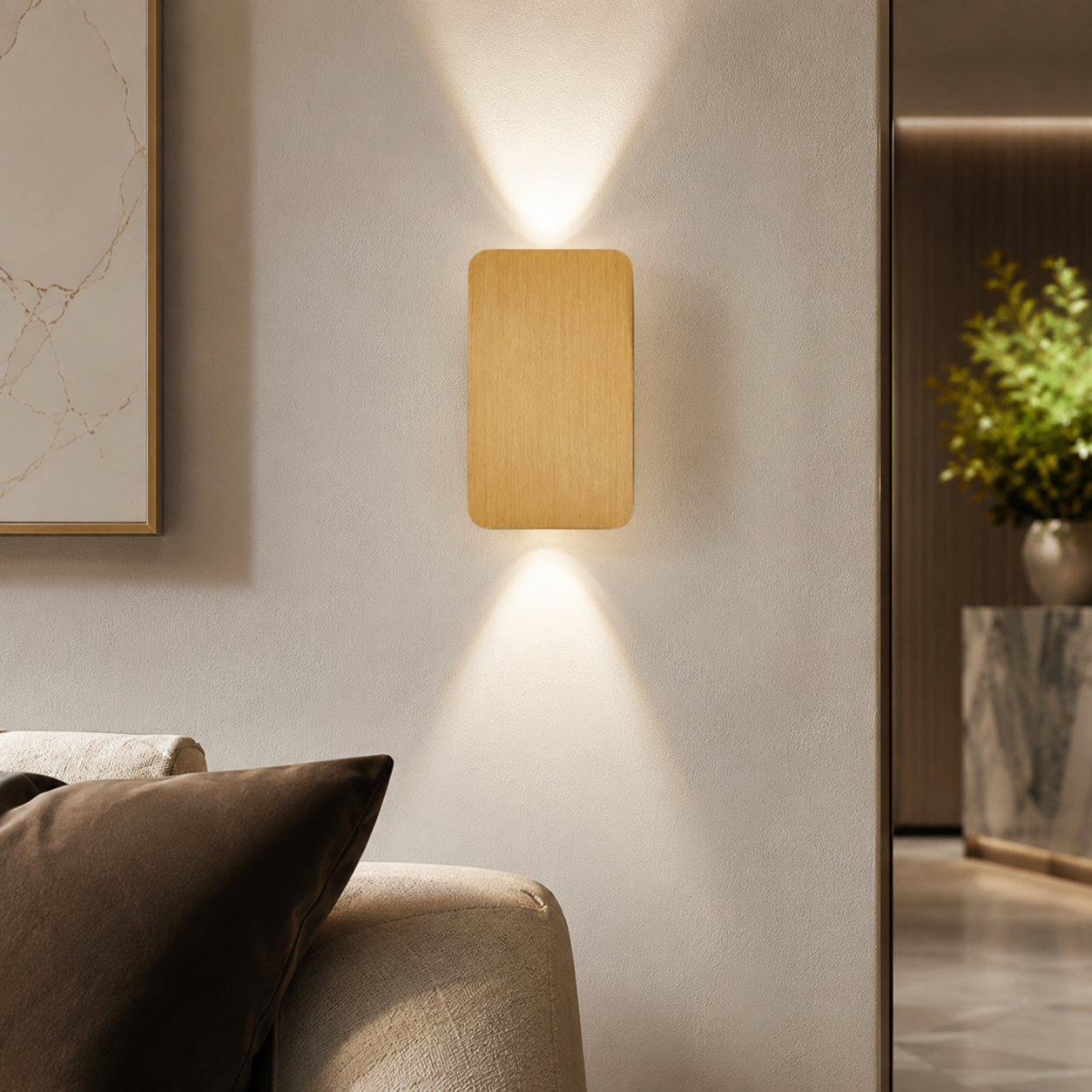 Industrial Minimalist Aluminium LED Wall Sconce Light | Lumivox