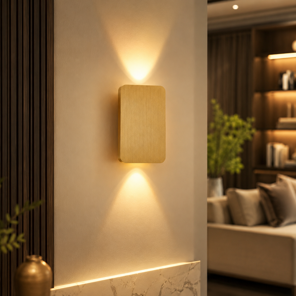 Industrial Minimalist Aluminium LED Wall Sconce Light | Lumivox