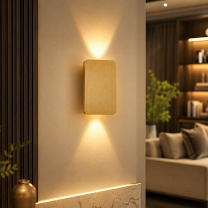 Industrial Minimalist Aluminium LED Wall Sconce Light | Lumivox