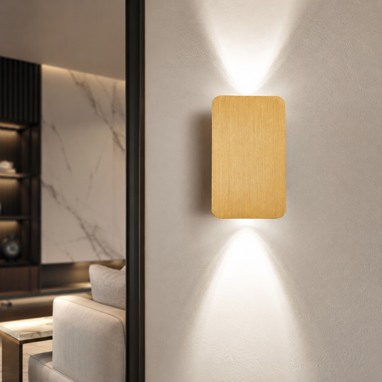 Industrial Minimalist Aluminium LED Wall Sconce Light | Lumivox