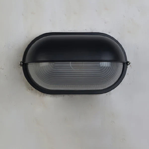 Industrial Outdoor Metal Glass Wall Light | Marvex