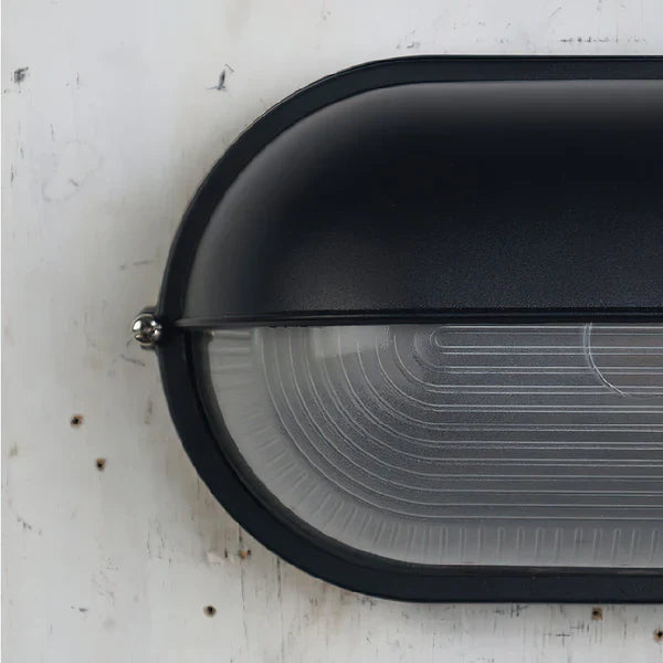 Industrial Outdoor Metal Glass Wall Light | Marvex