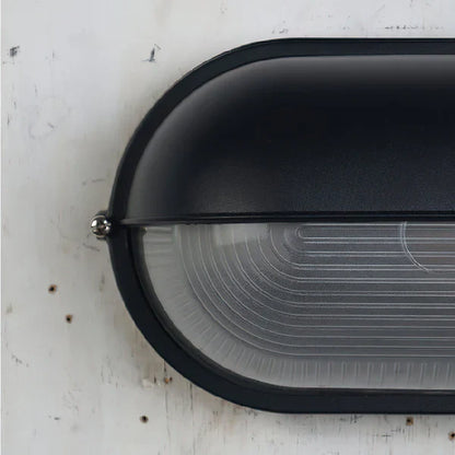 Industrial Outdoor Metal Glass Wall Light | Marvex