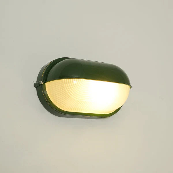 Industrial Outdoor Metal Glass Wall Light | Marvex