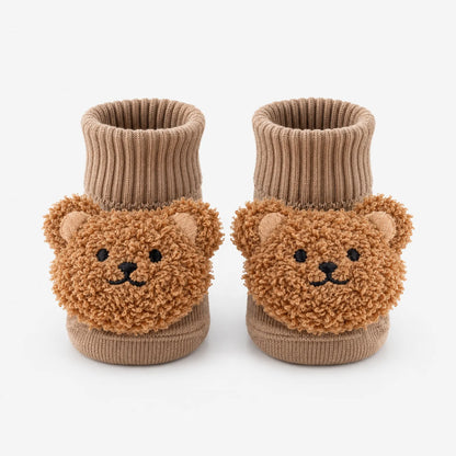 Infant 3D Plush Bear Socks