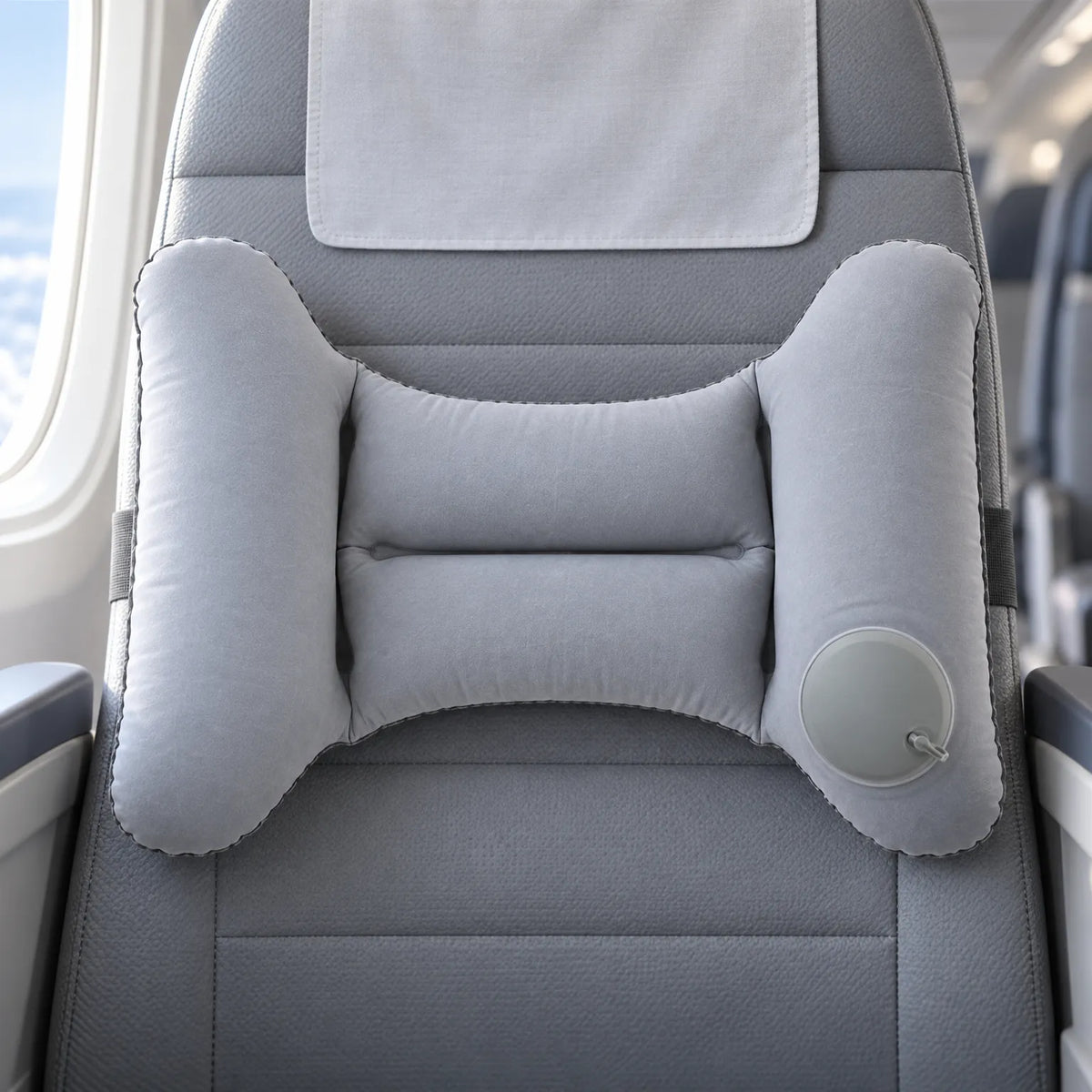 Inflatable Travel Lumbar Support Pillow