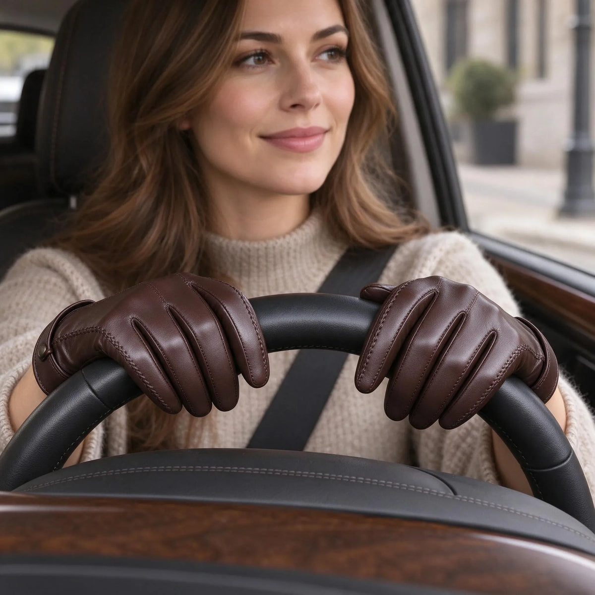 Insulated Fleece Lined Driving Gloves