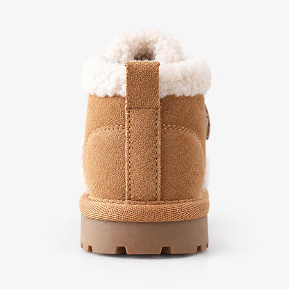 Insulated Fleece Trimmed Ankle Boots