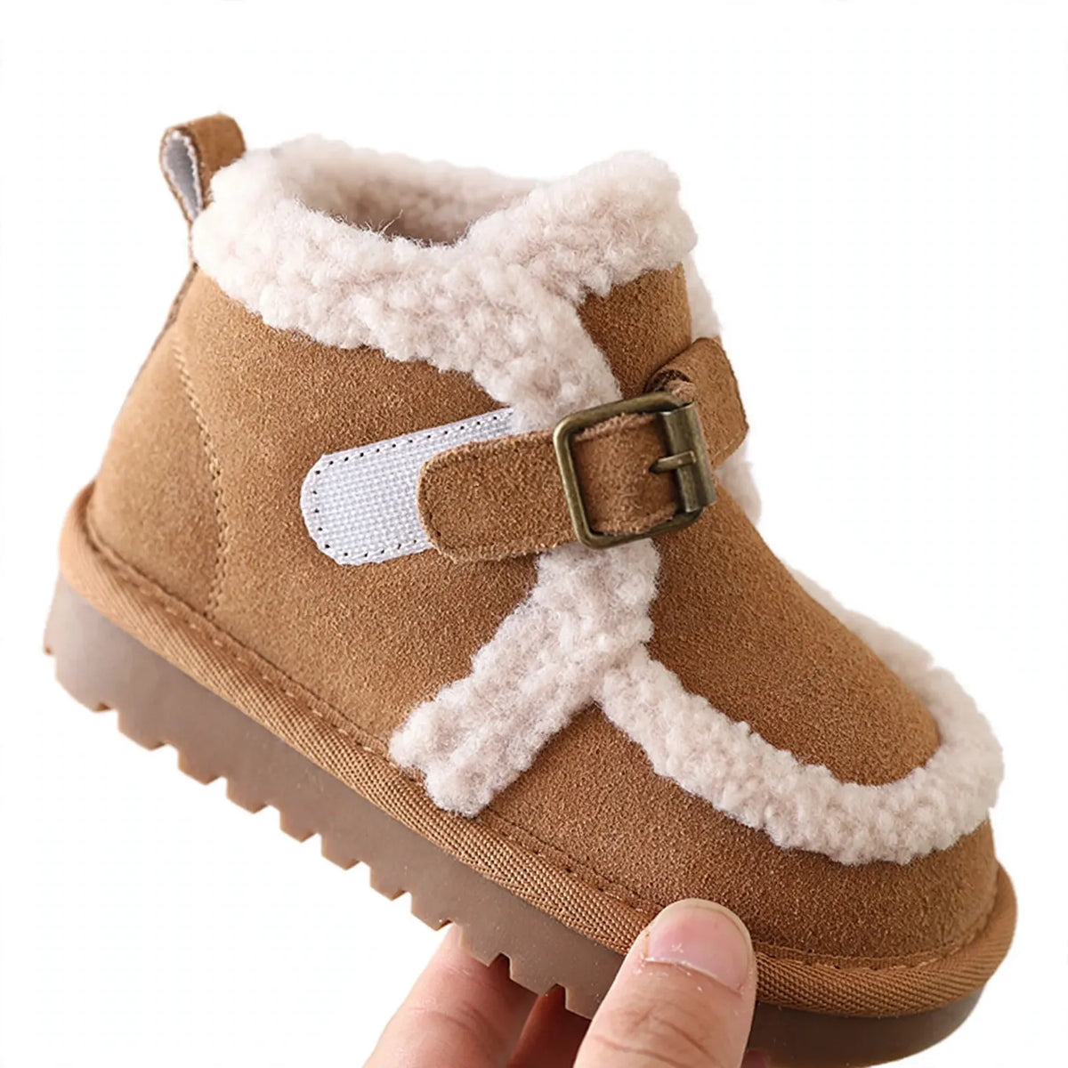 Insulated Fleece Trimmed Ankle Boots