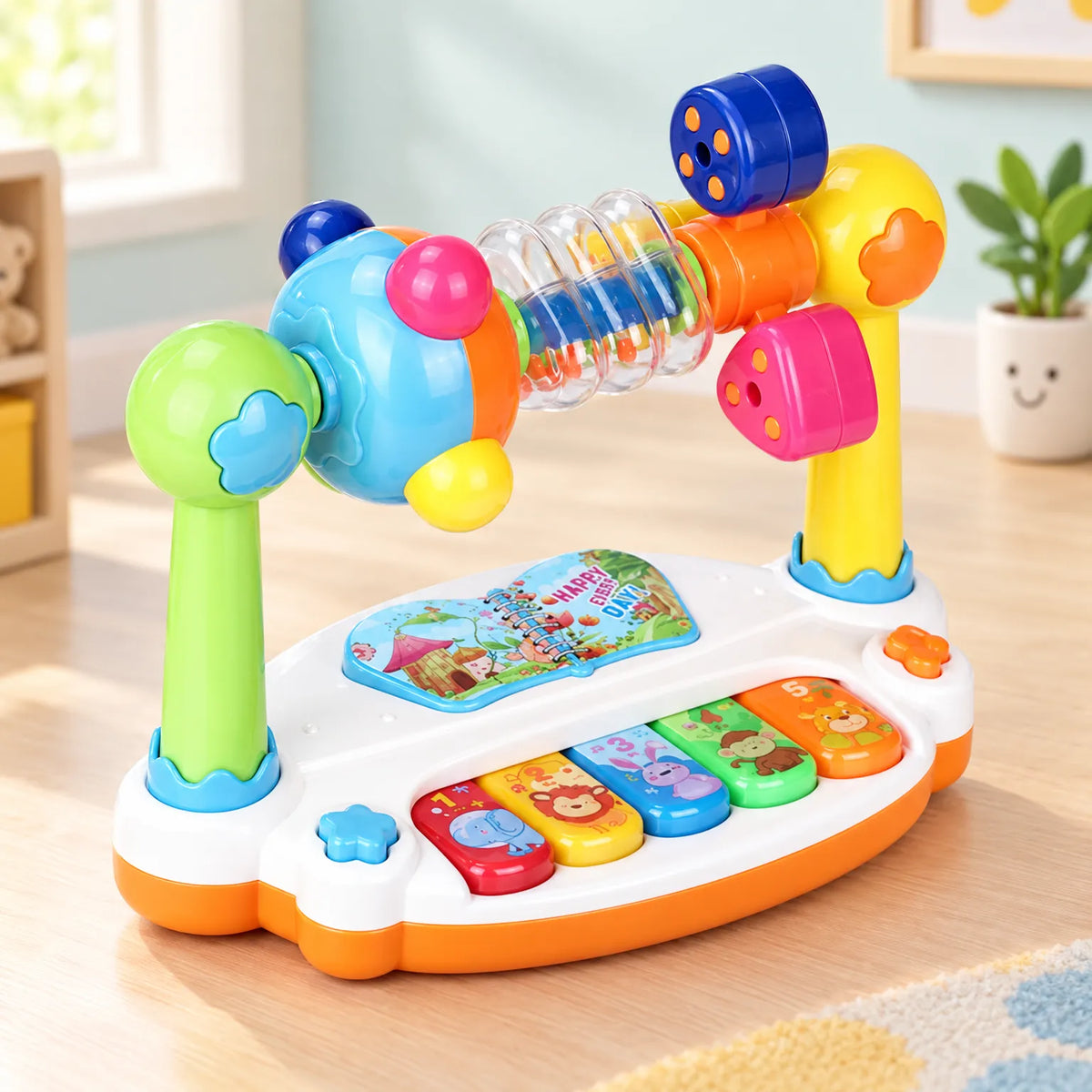 Interactive Musical Piano Toy with Lights and Sounds for Kids