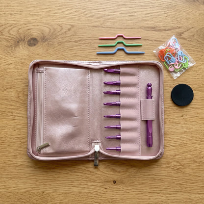 Interchangeable Crochet Hook Set With Case
