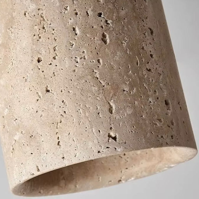 Japandi Marble Wood Ceiling Light Fixture | Lumiora