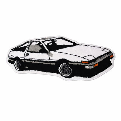 Kids Car Shaped Wool Playroom Rug Cartoon Floor Decor | Zelmio