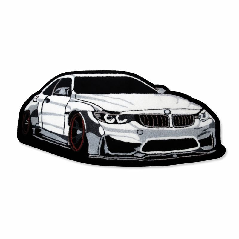 Kids Car Shaped Wool Playroom Rug Cartoon Floor Decor | Zelmio