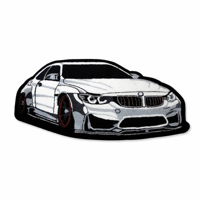 Kids Car Shaped Wool Playroom Rug Cartoon Floor Decor | Zelmio