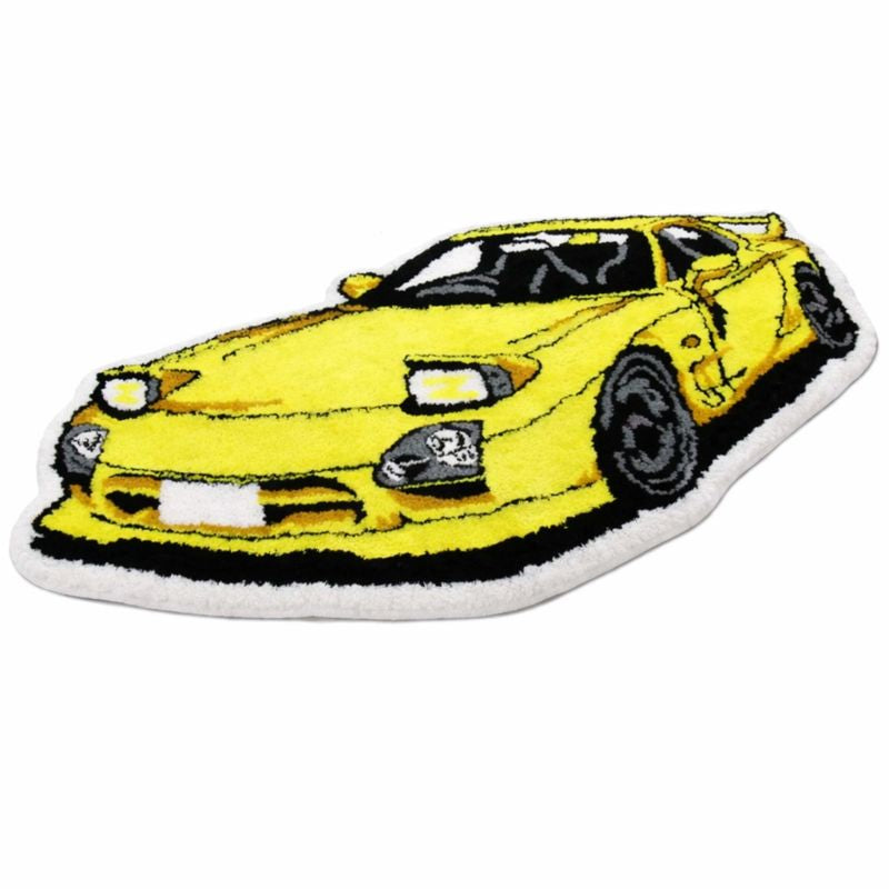Kids Car Shaped Wool Playroom Rug Cartoon Floor Decor | Zelmio