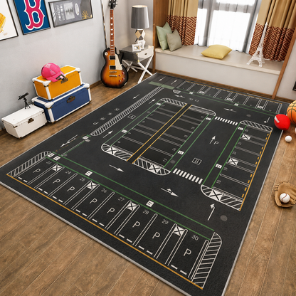 Kids Play Mat with Educational Pattern Polyester | Marvion