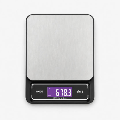 Kitchen Scale with Digital Display IP67 Waterproof Stainless Steel Design