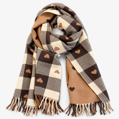 Knit Printed Winter Neck Scarf