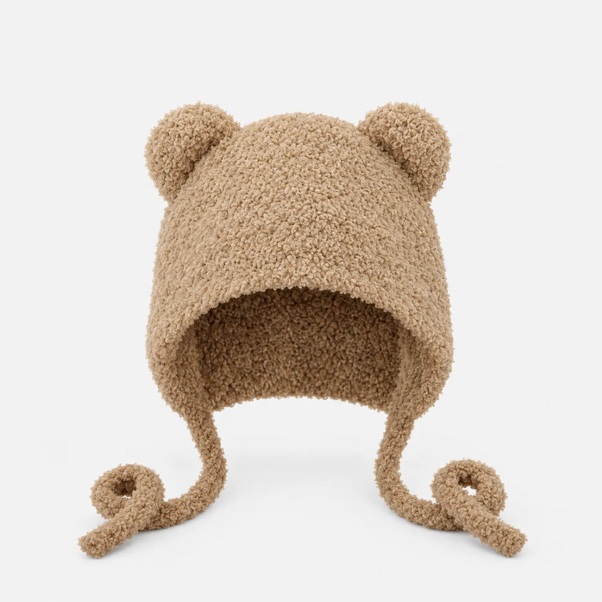 Knit Winter Beanie With Ear Flaps