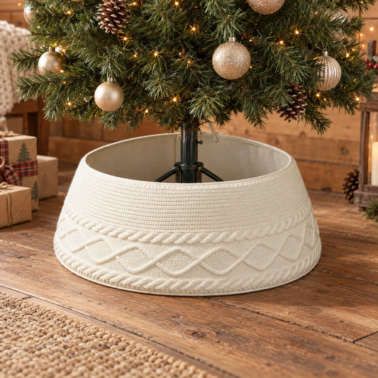 Knitted Christmas Tree Collar Base