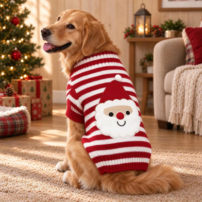 Knitted Dog Christmas Sweater Pullover