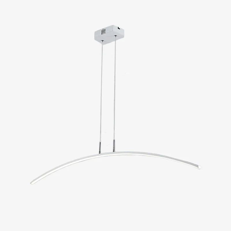 LED Arc Chandelier Plastic for Dining Spaces | Lumerao
