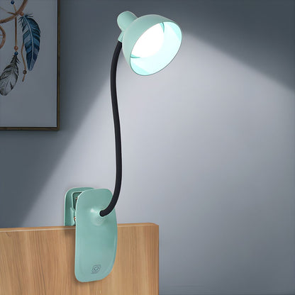 LED Clamp Lamp with Flexible Gooseneck Modern Style | Lumivo