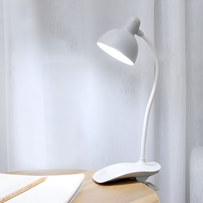 LED Clamp Lamp with Flexible Gooseneck Modern Style | Lumivo