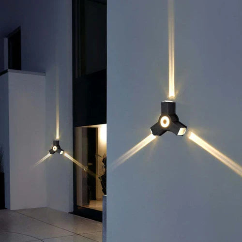 LED Cross Wall Light Outdoor Modern Design Fixture | Mavrico
