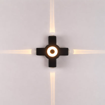 LED Cross Wall Light Outdoor Modern Design Fixture | Mavrico