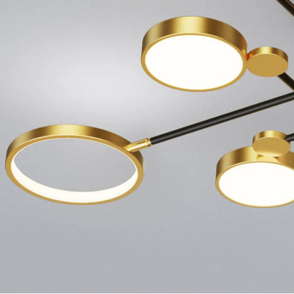 LED Gold and Black Nordic Ceiling Light | Virello