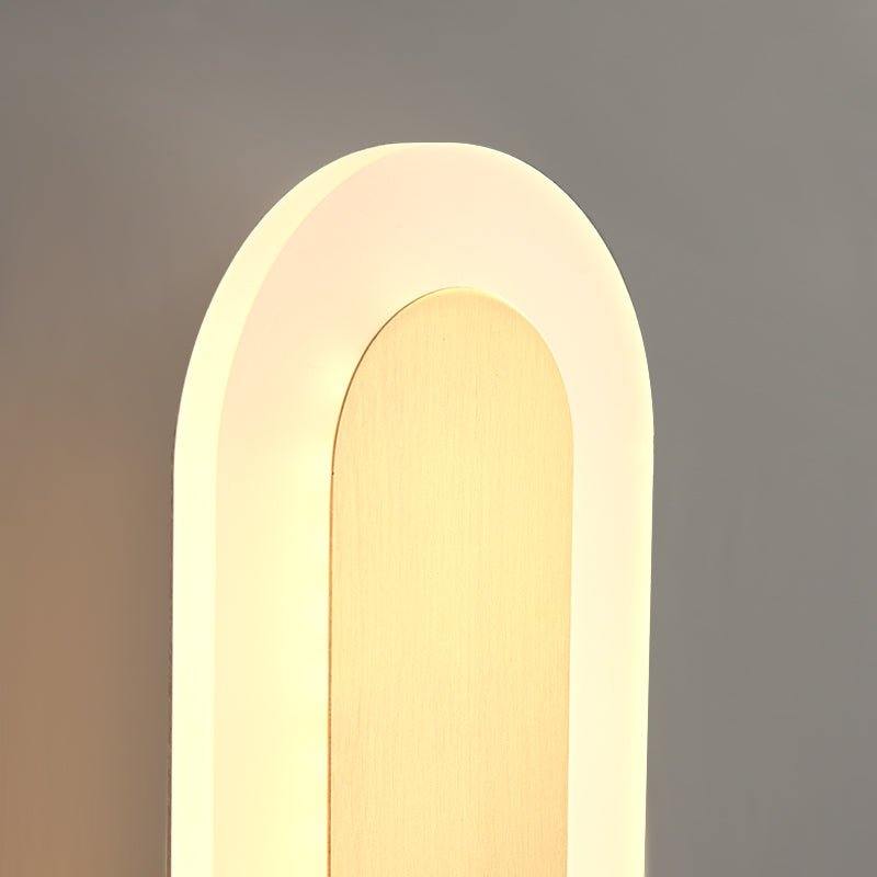 LED Long Strip Wall Sconce Brass Finish Modern | Mirevon